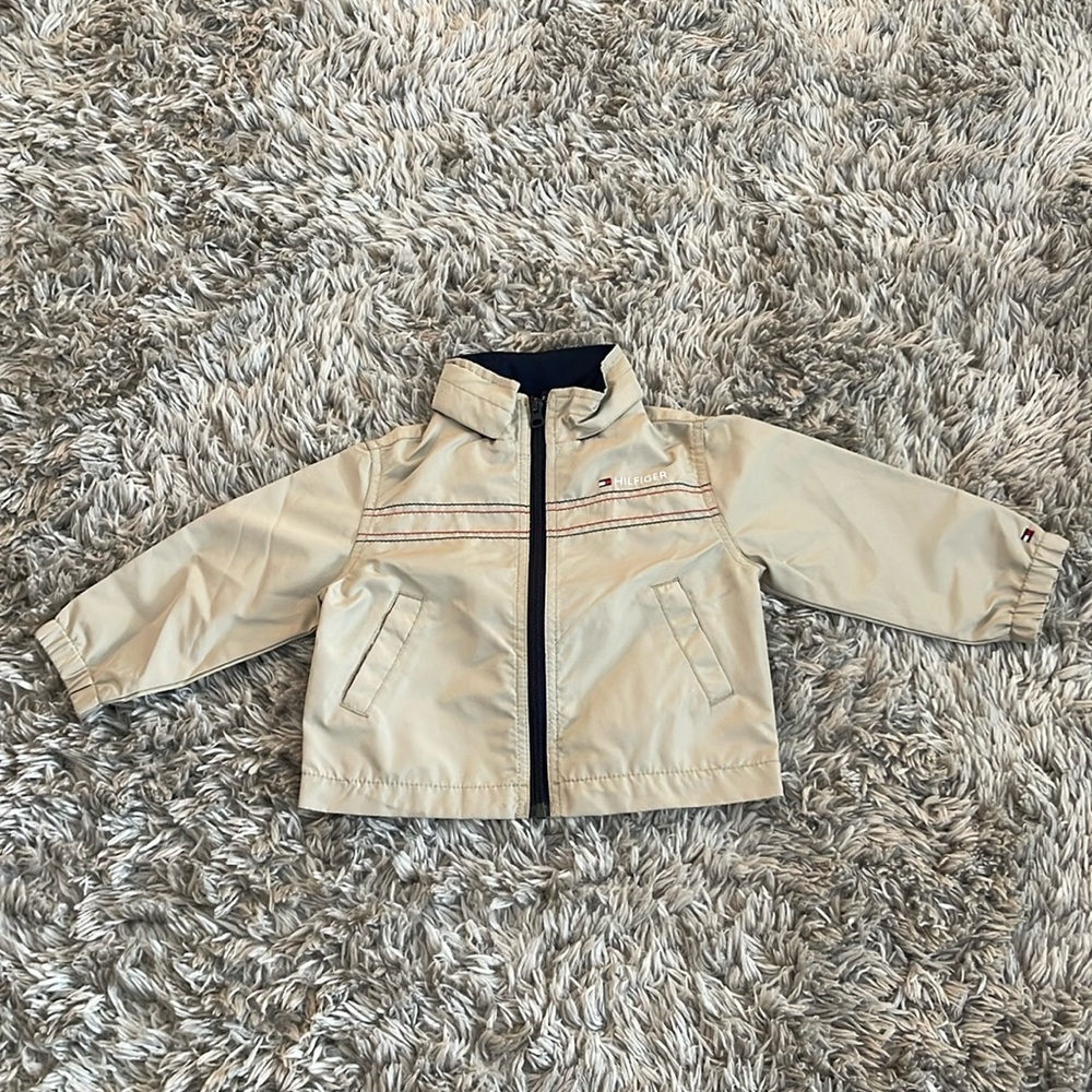 Tommy Hilfiger Tan Windbreaker Jacket